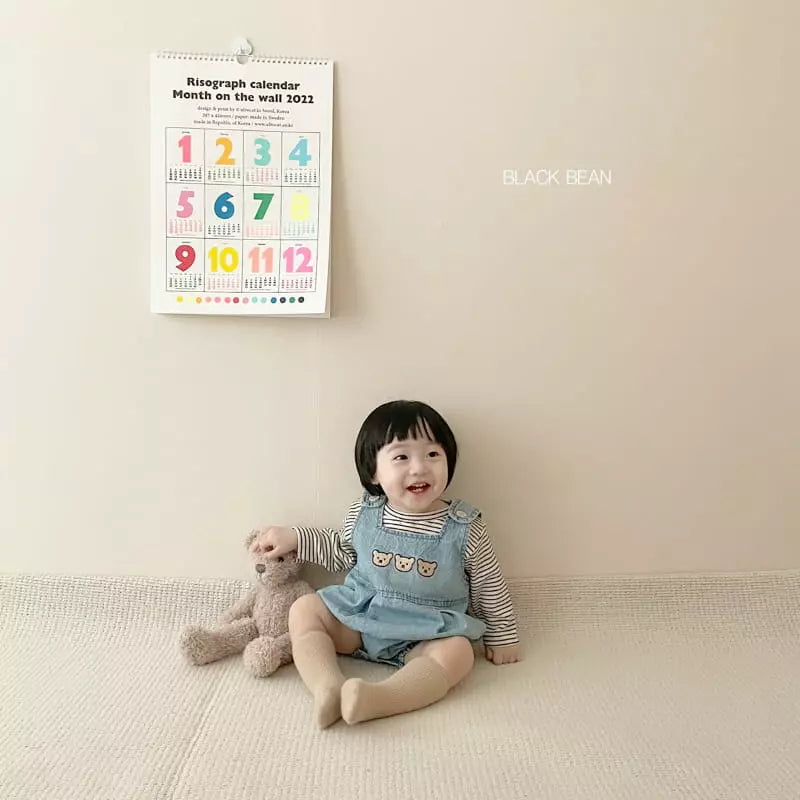 Bebe Friends Dungarees Tee Set