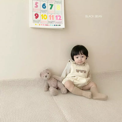 Bebe Friends Dungarees Tee Set