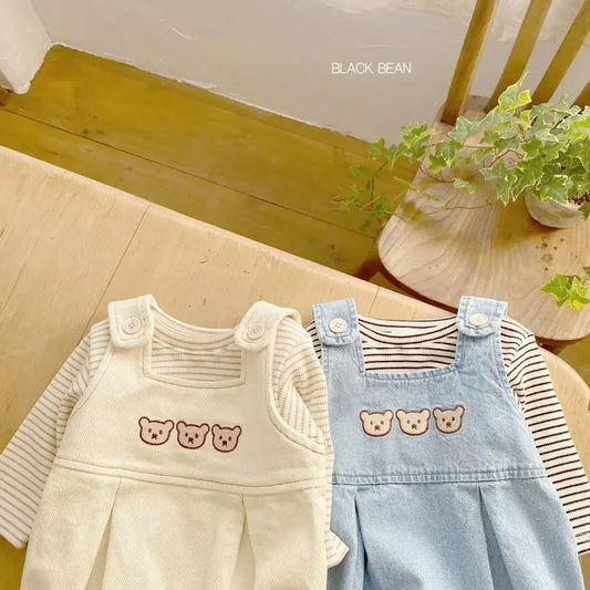 Bebe Friends Dungarees Tee Set