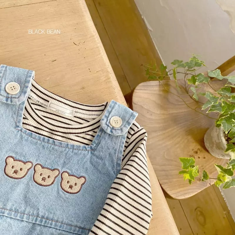 Bebe Friends Dungarees Tee Set