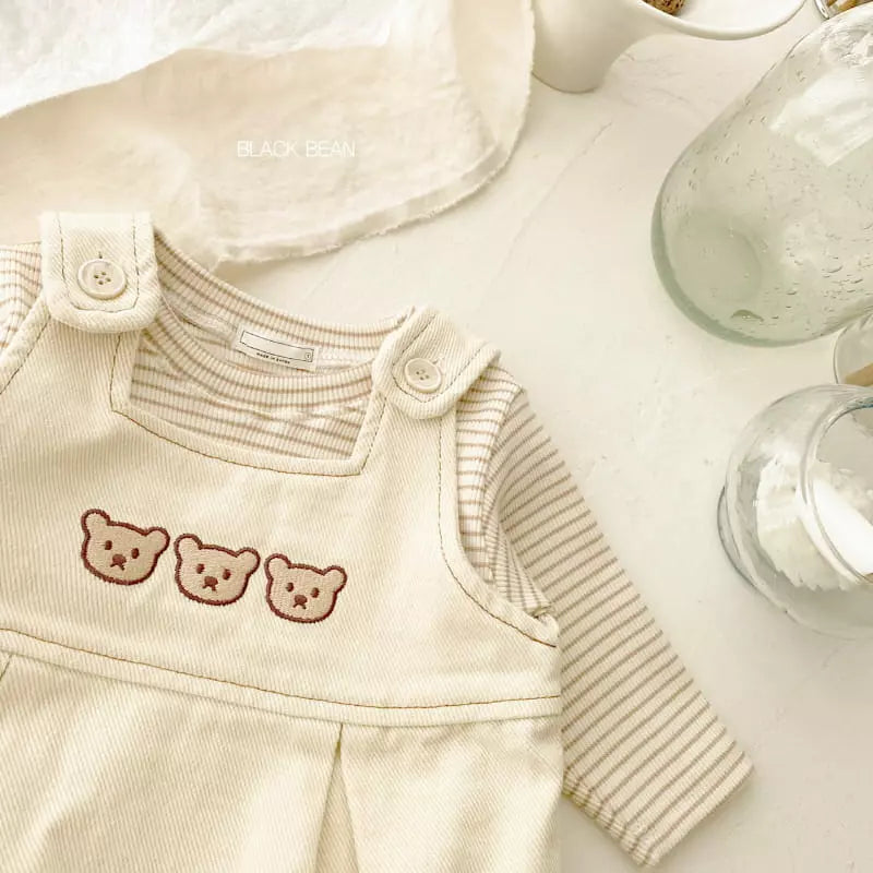 Bebe Friends Dungarees Tee Set
