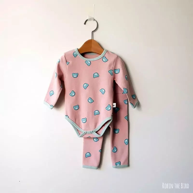 Candy Bear Bodysuit Pajamas