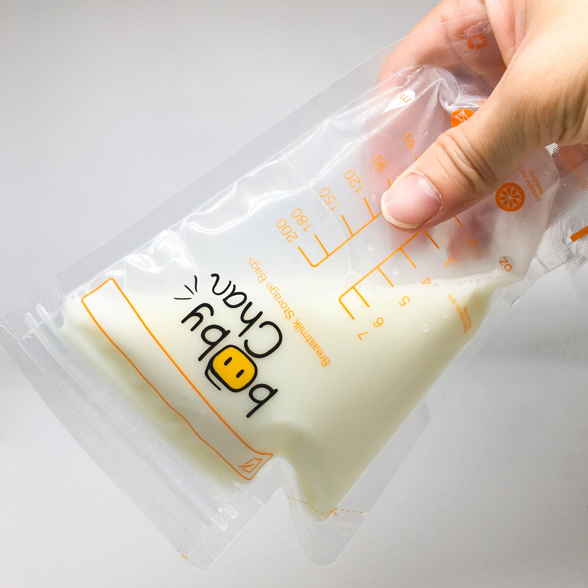 Baby Chan Breast Milk Storage Bags, 6.8 oz / 200ml